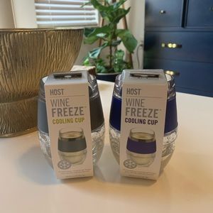 PAIR freezeable wine cups